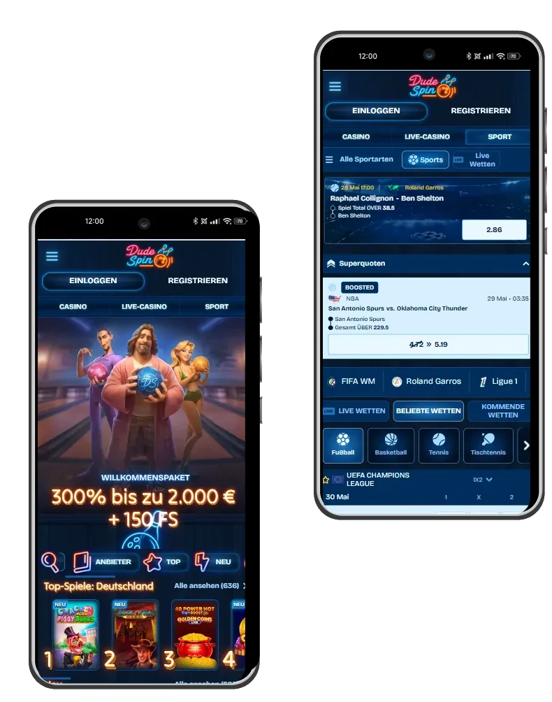 dudespin casino mobile